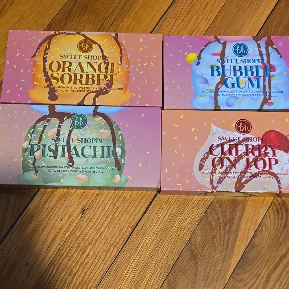 BH Cosmetics Vibrant Eyeshadow Palette Orange Blue Green Red